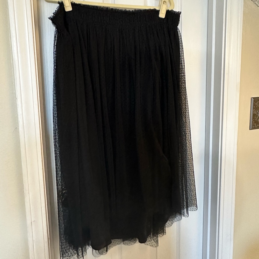 Lauren Conrad Black Tulle Skirt